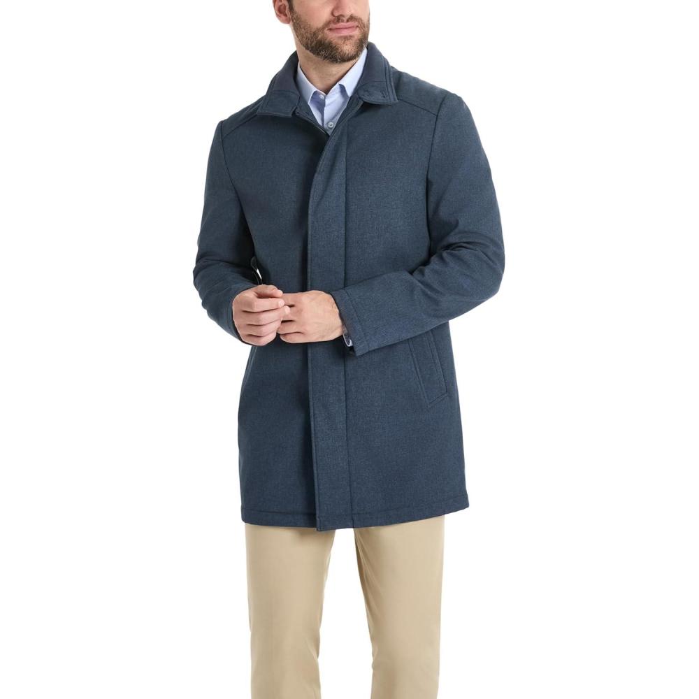 imageVan Heusen mens Van Heusen Tedford Overcoat With Stand CollarBlue