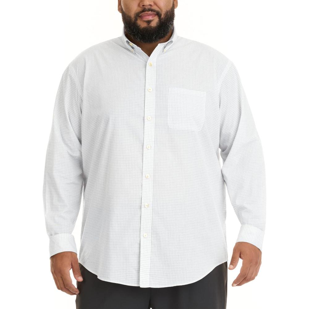 imageVan Heusen mens Wrinkle Free Poplin Long Sleeve Shirt