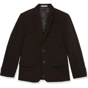 Van Heusen Boys Adaptive Flex Stretch Suit Jacket, Faux Buttons & Velcro Closure(Black)