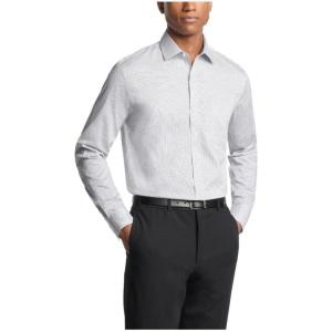 Van Heusen Mens Dress Shirt Regular Fit Ultra Wrinkle Free Flex Collar Stretch Check(Blue Multi)