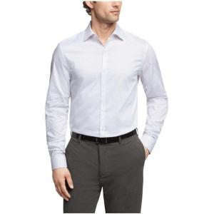 Van Heusen Mens Dress Shirt Regular Fit Ultra Wrinkle Free Flex Collar Stretch Check(Pink Pearl)