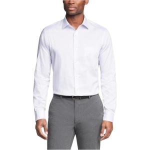 Van Heusen Mens Dress Shirt Regular Fit Ultra Wrinkle Free Flex Collar Stretch Check(Plum Multi)