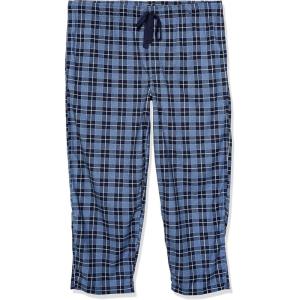 Van Heusen Men’s Flannel Fleece Sleep Pant(Navy Plaid)