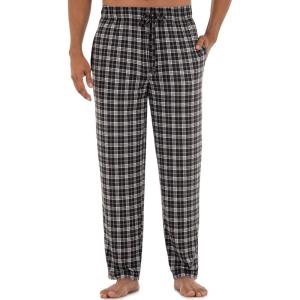 Van Heusen Men’s Jersey Knit Sleep Pant(Black)