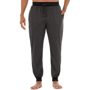 Van Heusen Men’s Space Dye Knit Sleep Jogger(Dark Grey)