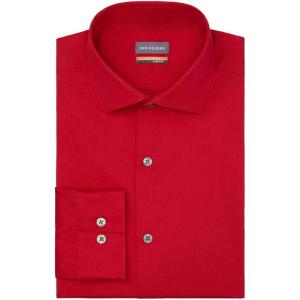 Van Heusen Men’s TALL FIT Dress Shirt Stain Shield Stretch (Big and Tall)(Old Red)