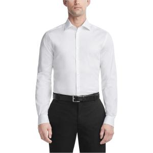Van Heusen Men’s TALL FIT Dress Shirt Stain Shield Stretch (Big and Tall)(Old White)