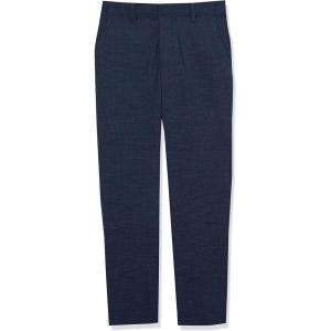 Van Heusen boys Flex Stretch Flat Front Dress Pants(Bank Blue)