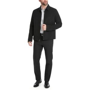 Van Heusen mens Van Heusen Men’s Trudy Casual Trucker Jacket(Charcoal)