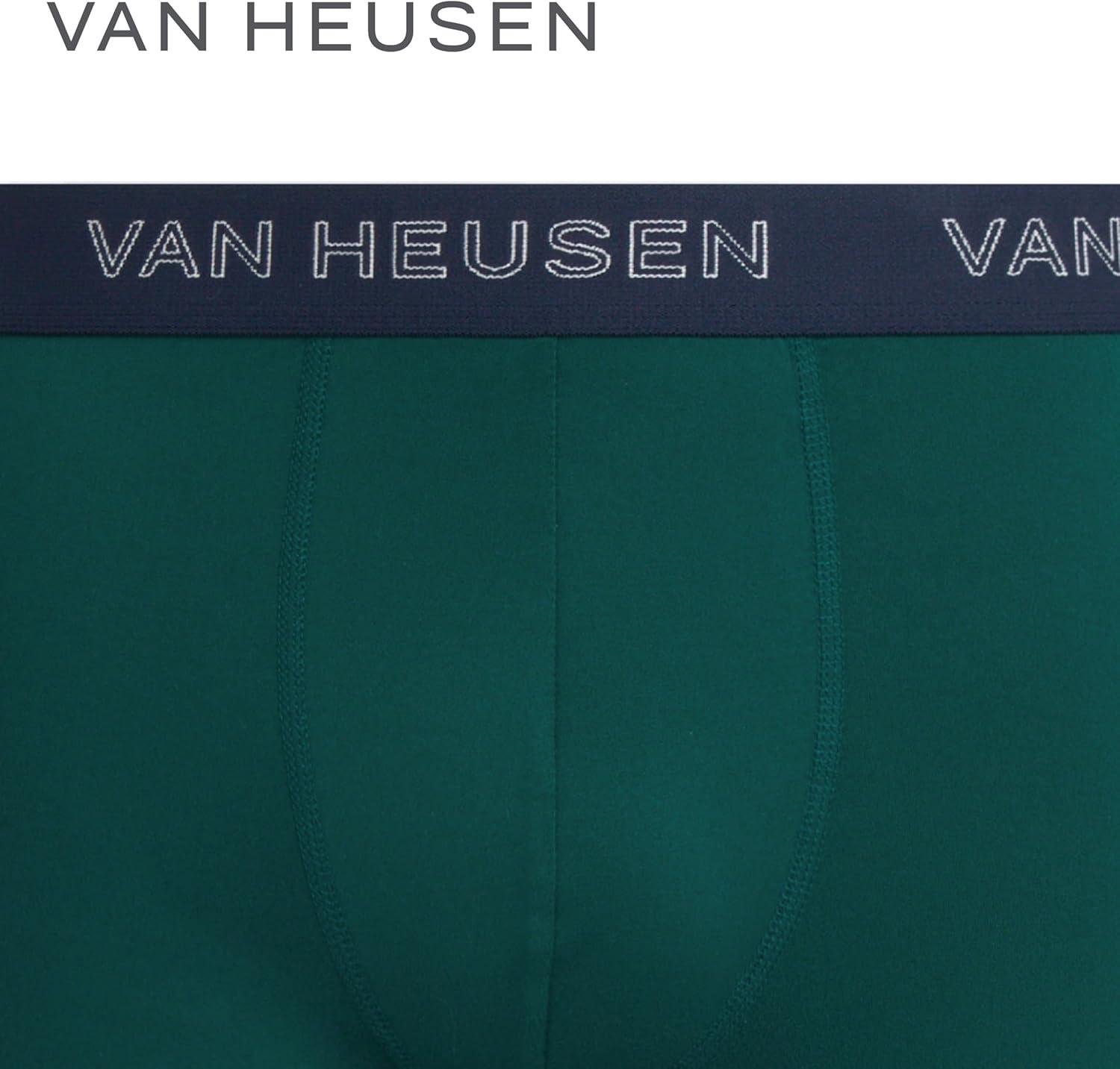 imageVan Heusen Mens Boxer Briefs 3 Pack 6 Inseam Soft Mens Underwear Athletic Boxer Briefs with Contour PouchDark GreyGreenBlack