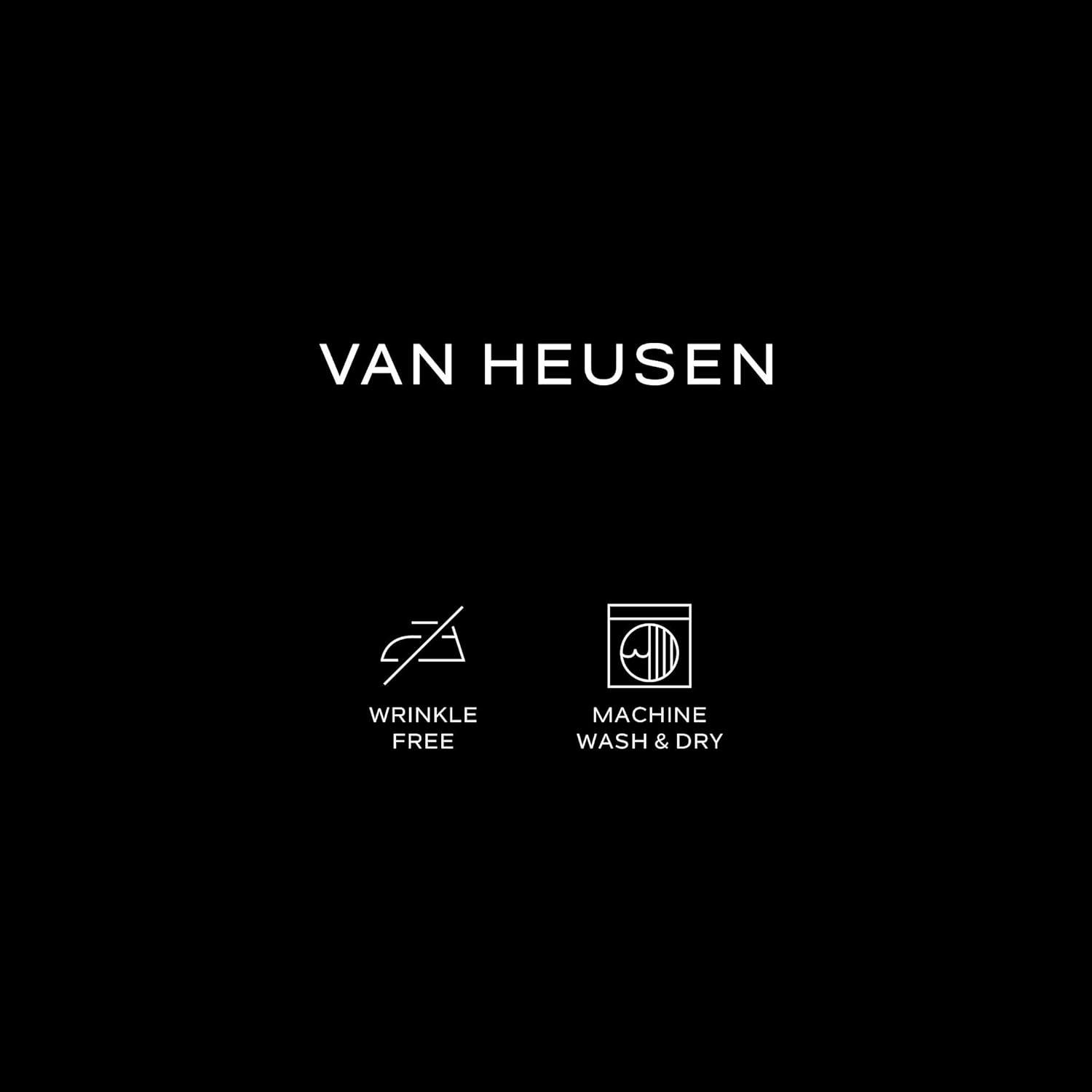 imageVan Heusen Mens Dress Shirt Fitted Poplin SolidLeaf
