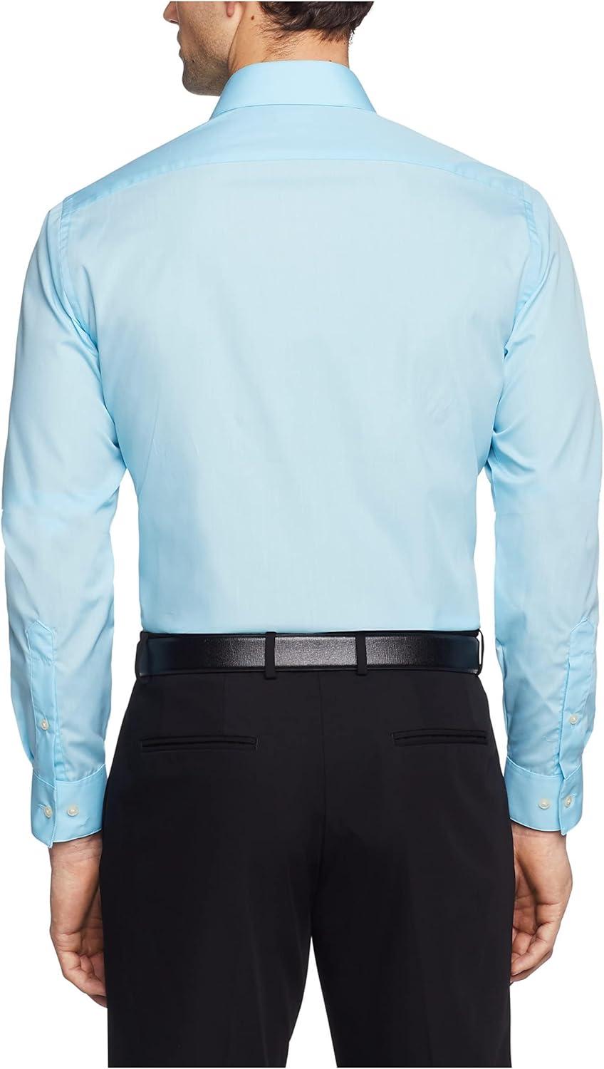 imageVan Heusen Mens Dress Shirt Fitted Poplin SolidMist