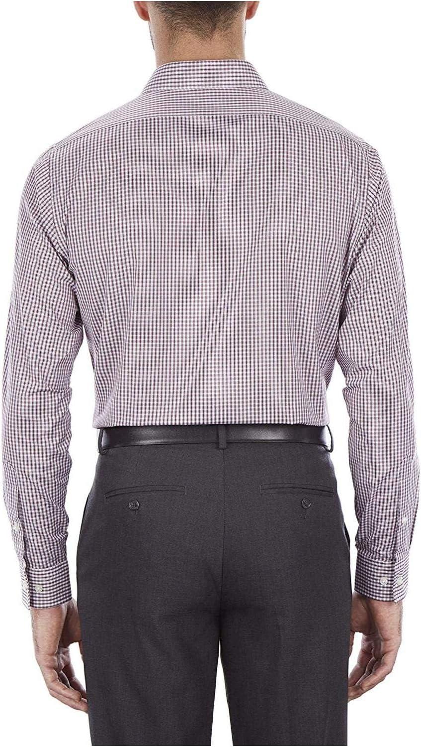 imageVan Heusen Mens Dress Shirt Regular Fit Flex Collar CheckPort