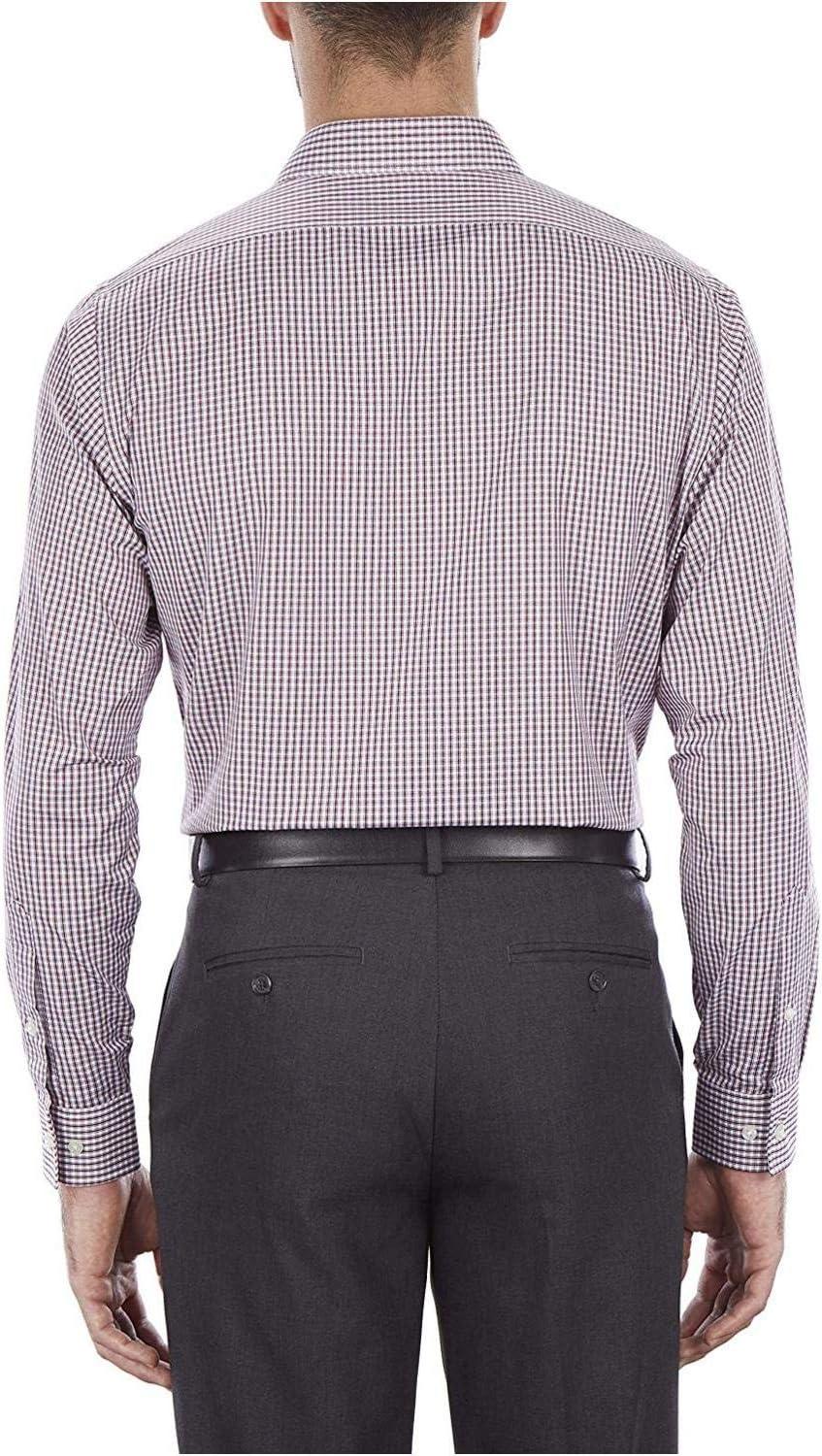 imageVan Heusen Mens Dress Shirt Regular Fit Flex Collar CheckPort