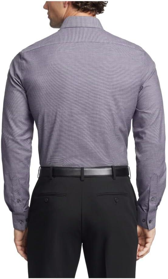 imageVan Heusen Mens Dress Shirt Slim Fit Stain Shield StretchOld French Violet