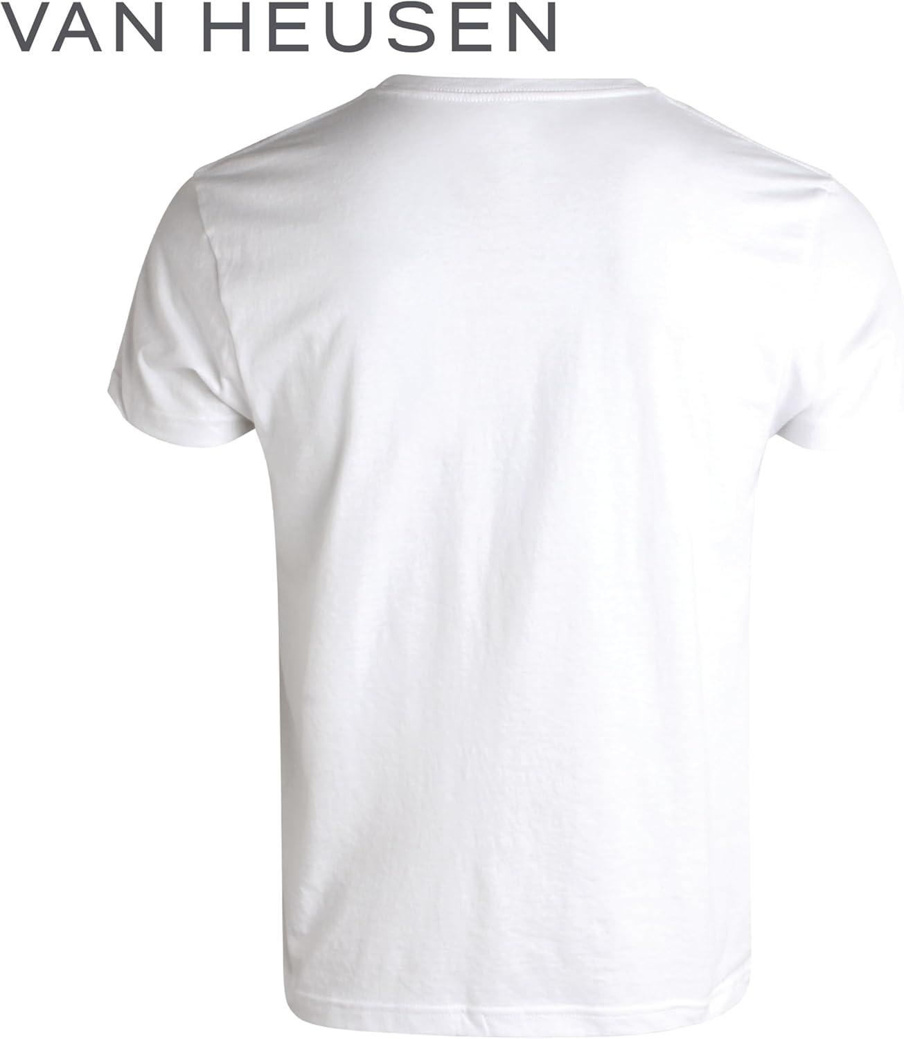 imageVan Heusen Mens Soft UndershirtWhite Crew Neck