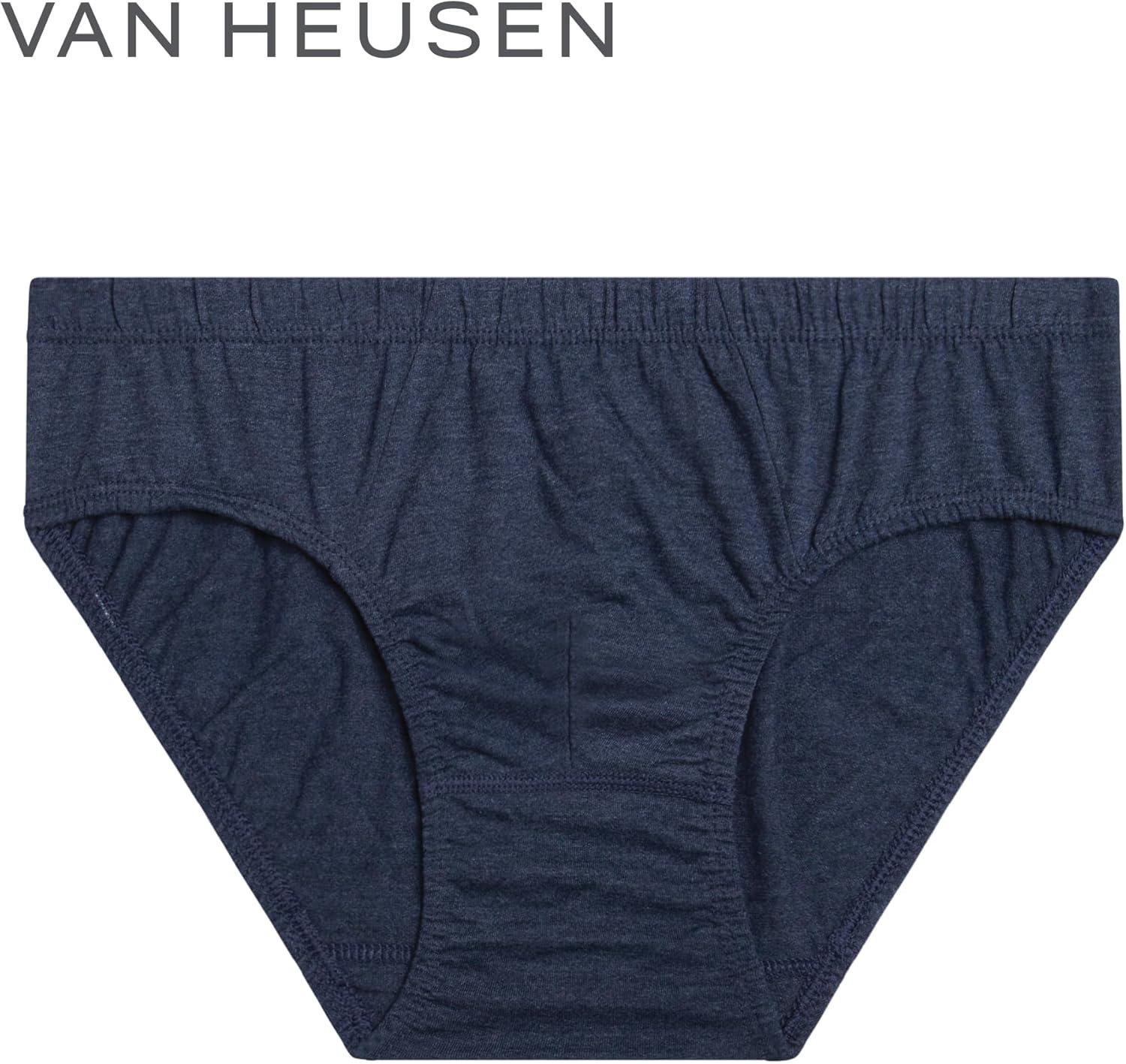 imageVan Heusen Mens Underwear Briefs 5 Pack Low Rise Briefs Underwear for Men Pack with Contour PouchBlackHeather GreyRed SalsaCharcoal