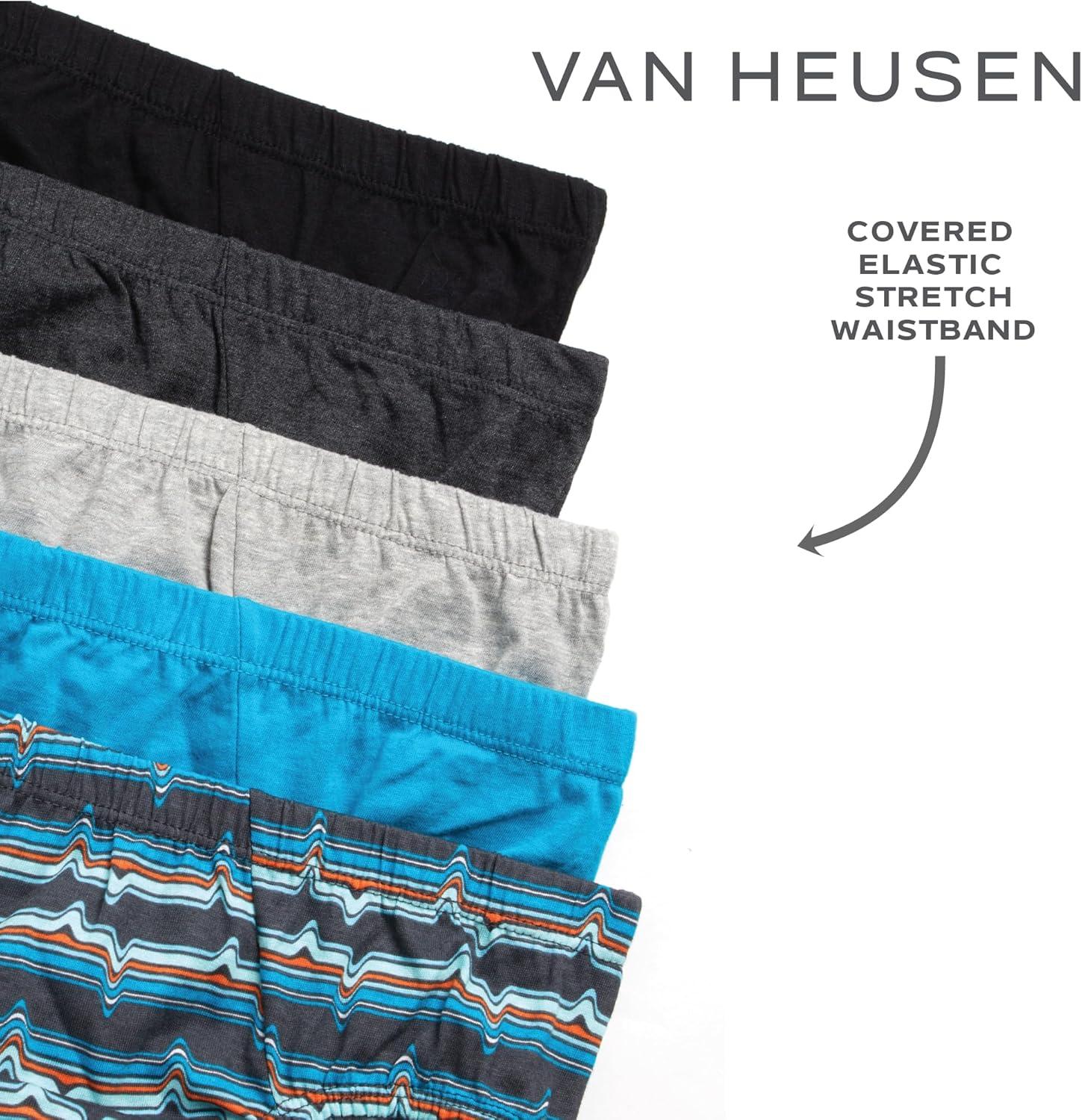 imageVan Heusen Mens Underwear Briefs 5 Pack Low Rise Briefs Underwear for Men Pack with Contour PouchBlueBlackHeather GreyPrint