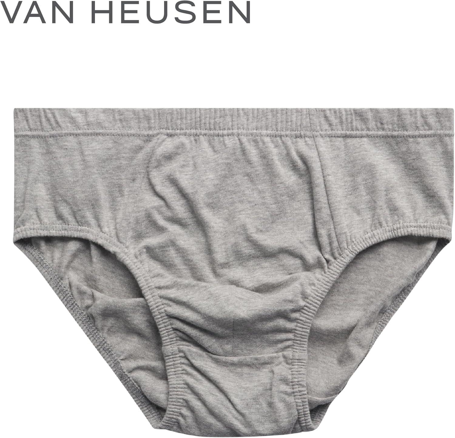 imageVan Heusen Mens Underwear Briefs 5 Pack Low Rise Briefs Underwear for Men Pack with Contour PouchCharcoal HeatherBlackPort RoyaleBlack PrintHeather Grey