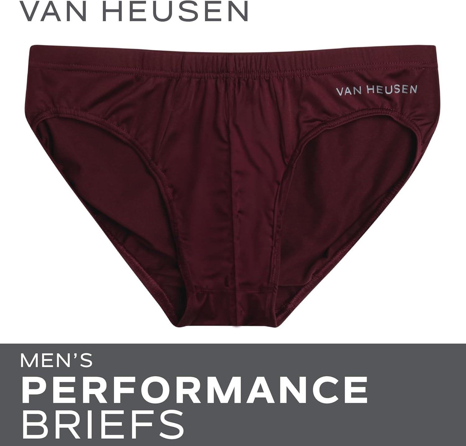 imageVan Heusen Mens Underwear Briefs 5 Pack Quick Dry Low Rise Briefs No Fly Performance Underwear for Men PackReflecting PondSea PinePort RoyaleRosinMonument