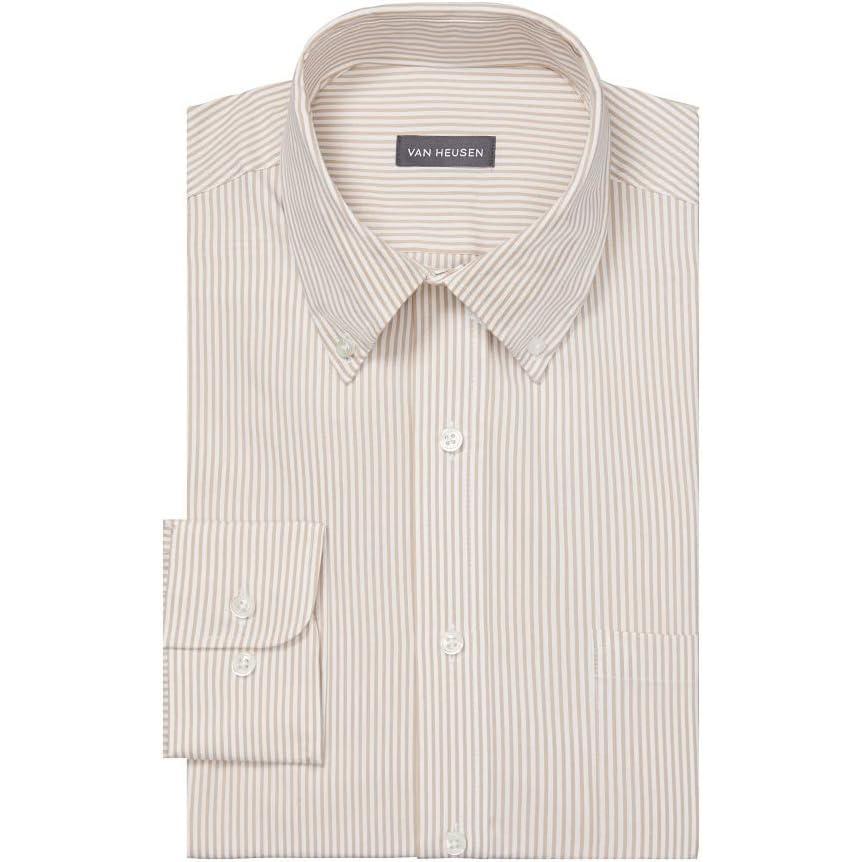 imageVan Heusen Mens Dress Shirt Regular Fit Pinpoint StripeBirch