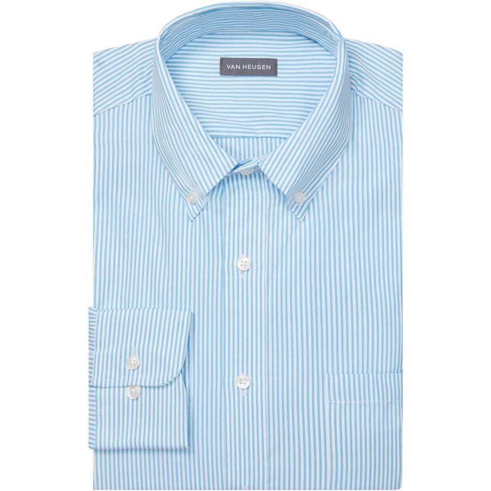 imageVan Heusen Mens Dress Shirt Regular Fit Pinpoint StripePeriwinkle