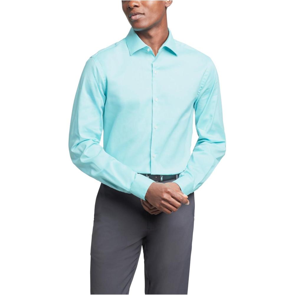 imageVan Heusen Mens Dress Shirt Slim Fit Stain Shield StretchOld Opal