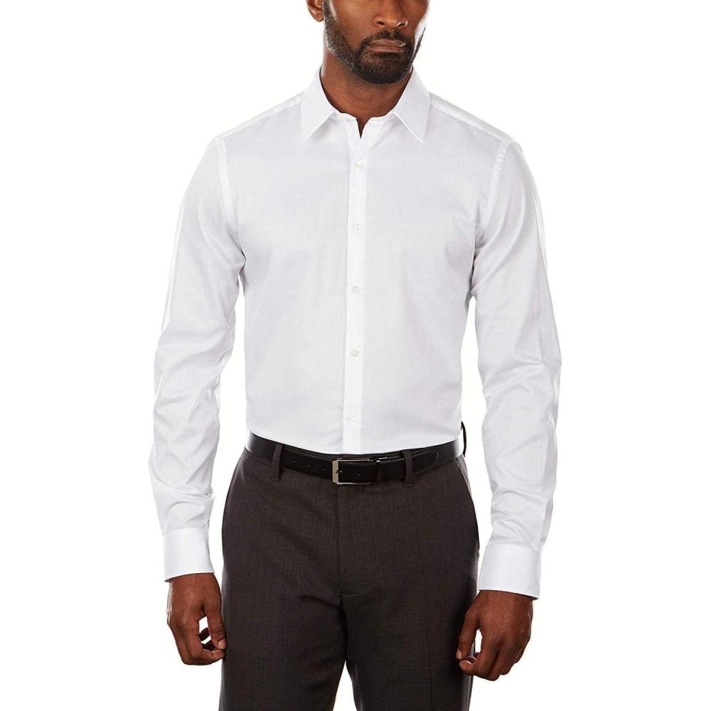 imageVan Heusen Mens Flex Collar Slim Fit Stretch Dress ShirtWhite