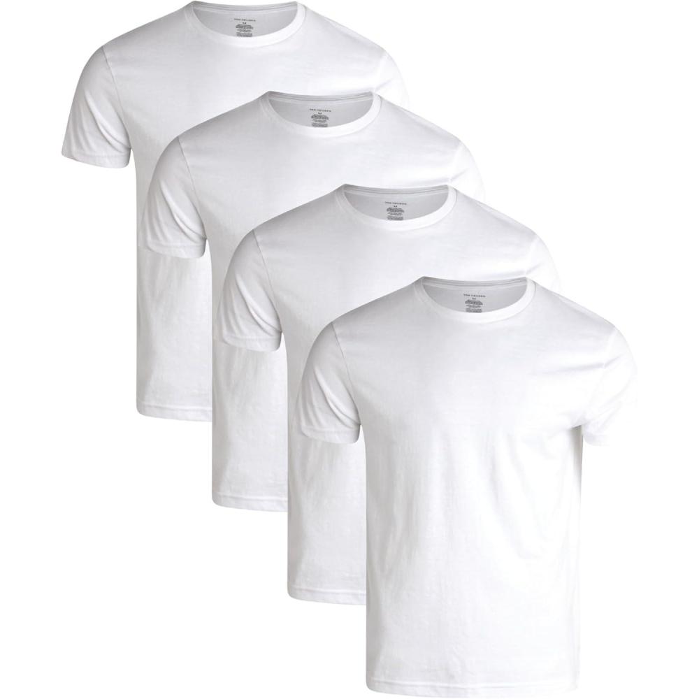 imageVan Heusen Mens Soft UndershirtWhite Crew Neck