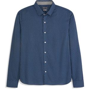 Van Heusen Everyday Defense Cronbie Herringbone Long Sleeve Shirt, Oceana, L
