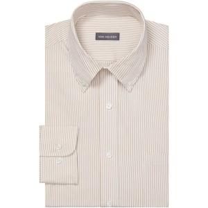 Van Heusen Men’s Dress Shirt Regular Fit Pinpoint Stripe(Birch)