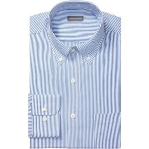 Van Heusen Men’s Dress Shirt Regular Fit Pinpoint Stripe(Blue)