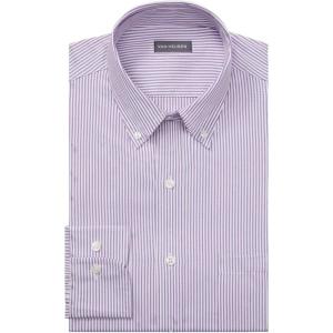 Van Heusen Men’s Dress Shirt Regular Fit Pinpoint Stripe(Wild Orchid)
