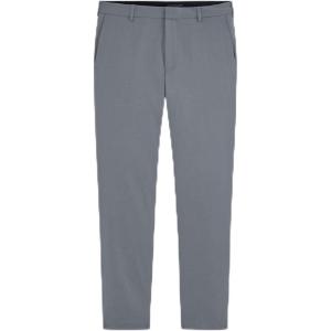 Van Heusen Mens Temperature Control Slim Fit Flat Front Stretch Dress Pant, Non-Iron, Stretchable Waistband, Cooling Fabric(Monument Heather – Temp Control)