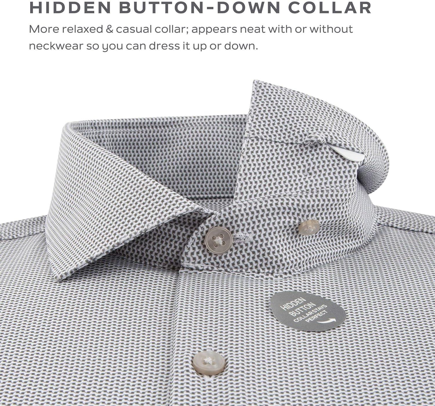 imageVan Heusen Mens Dress Shirt Slim Fit Traveler StretchWhite