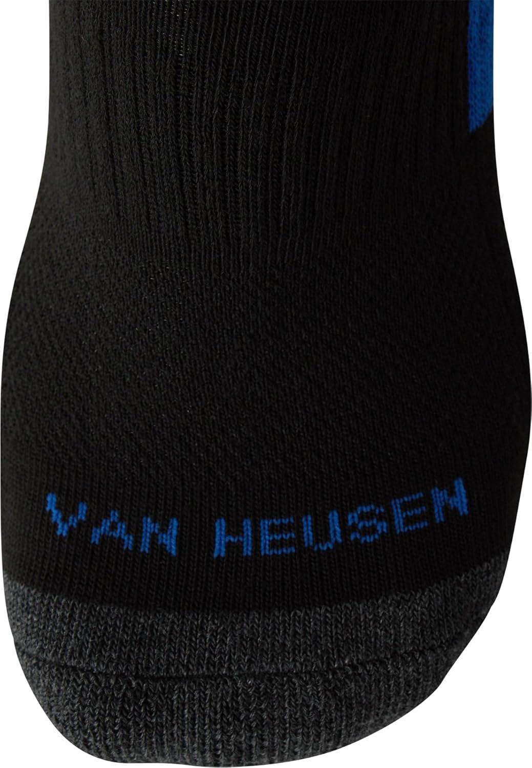 imageVan Heusen Mens Athletic Crew Socks 5PackBlackGrey Multi