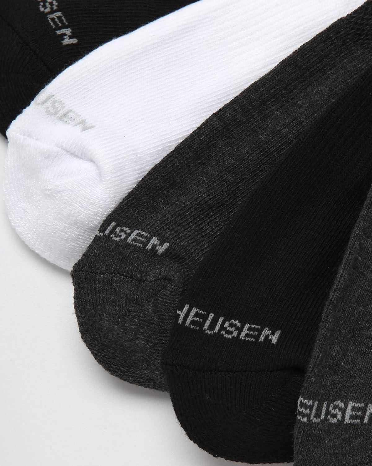 imageVan Heusen Mens Athletic Crew Socks 5PackGrey Multi