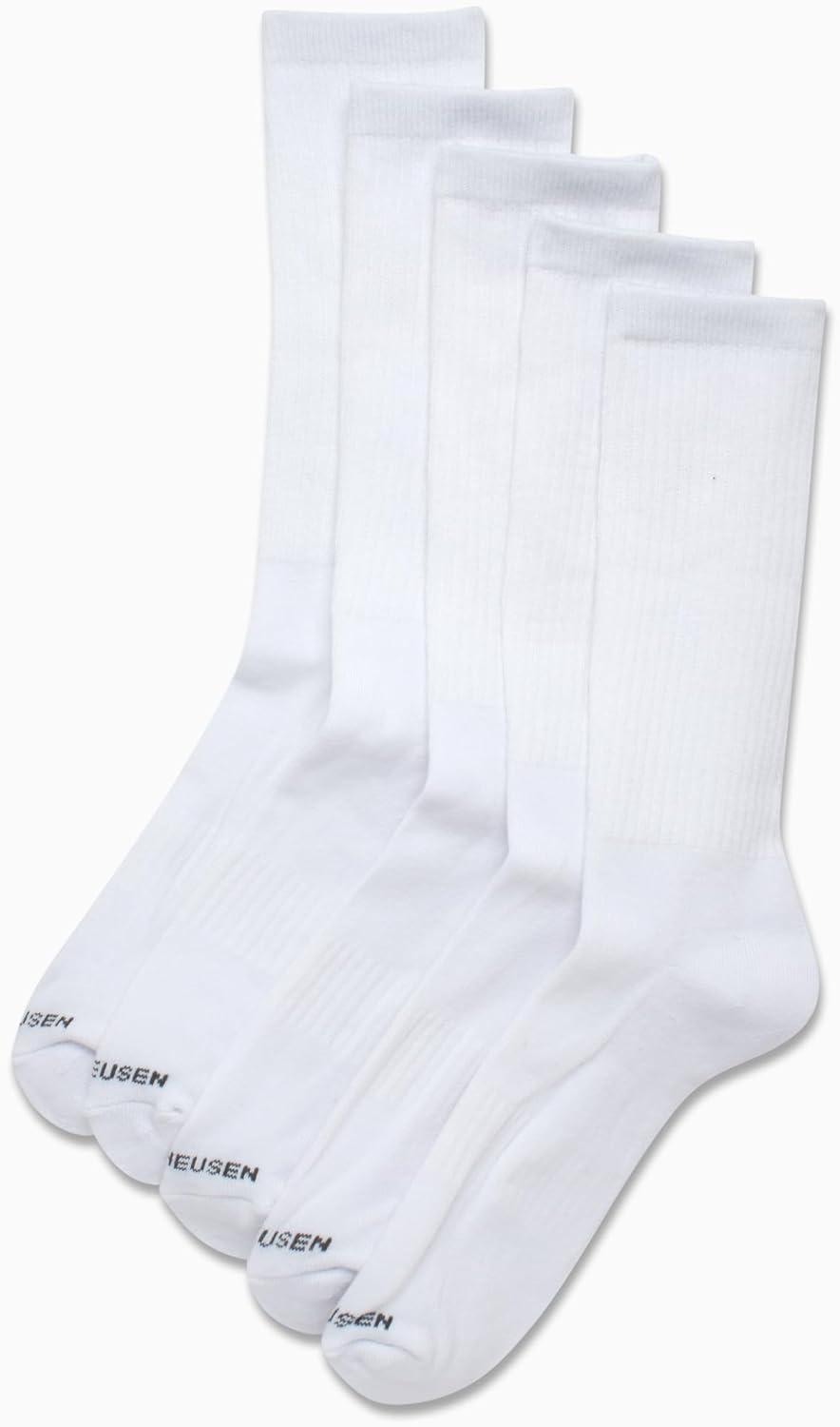 imageVan Heusen Mens Athletic Crew Socks 5PackWhite