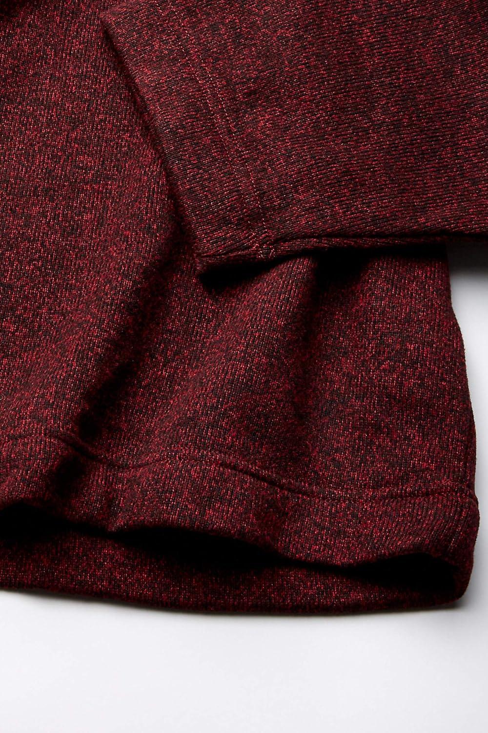 imageVan Heusen Mens Big and Tall Flex Long Sleeve 14 Zip Soft Sweater FleecePullover SweaterRhododendron