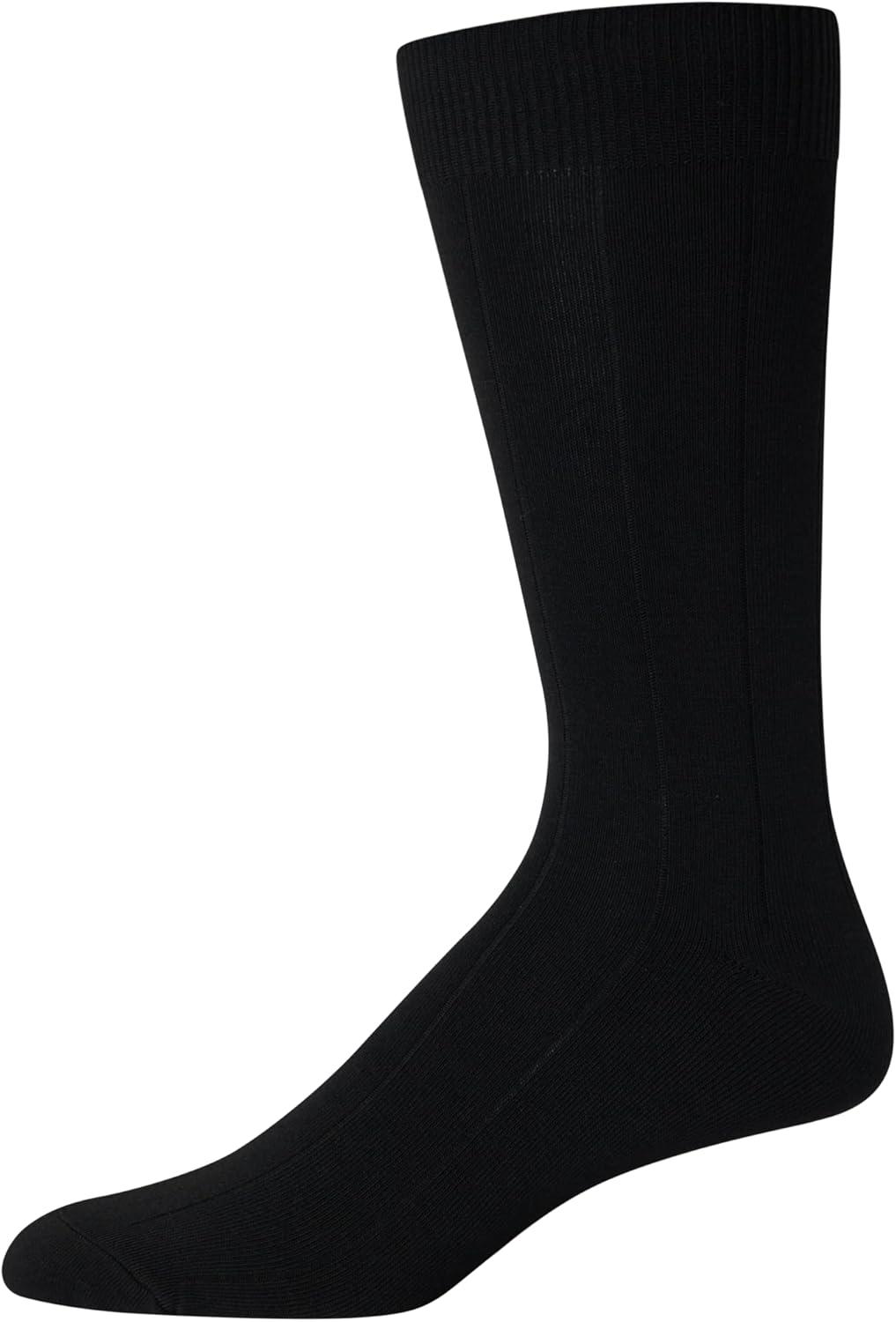imageVan Heusen Mens Dress Socks 14 Pack Soft Stretch Moisture Wicking Crew Socks for Men for Everyday Office Work WearDark Grey Heather