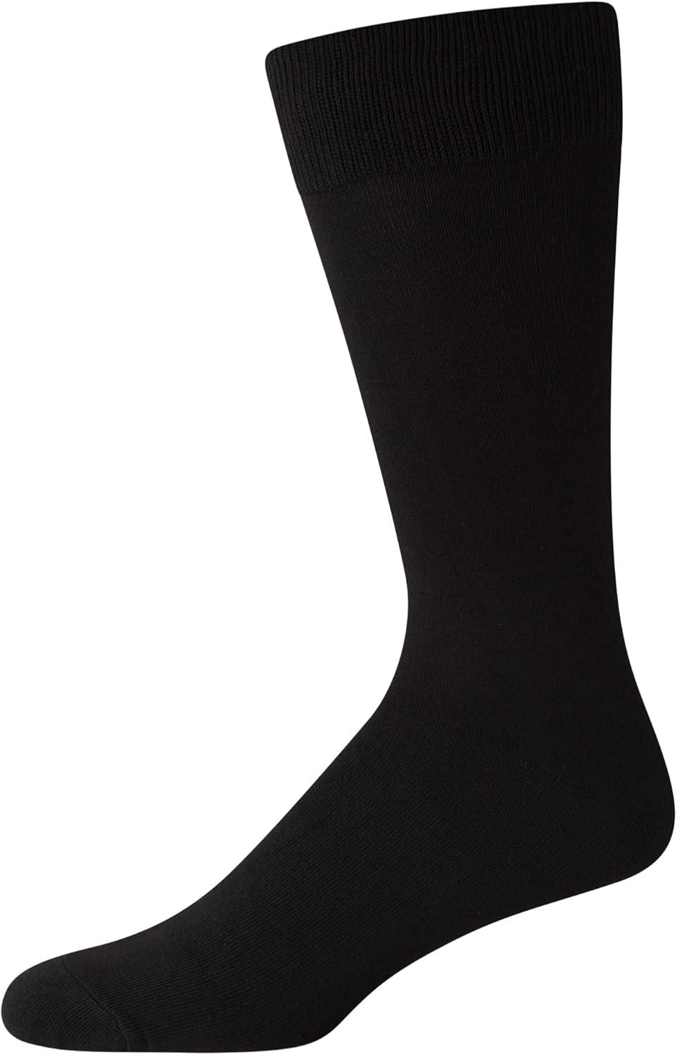 imageVan Heusen Mens Dress Socks 7 Pack Soft Stretch Moisturing Wicking Work Crew Socks for Men Sizes 6125Assorted Texture