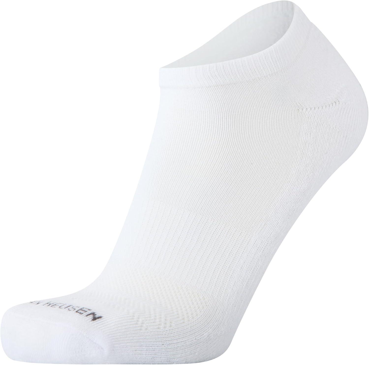 imageVan Heusen Mens Low Cut Socks 12 Pack Moisture Wicking Cushioned Athletic No Show Socks for MenAll White