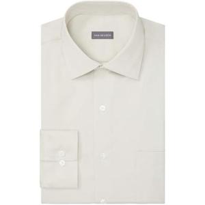 Van Heusen Men’s TALL FIT Dress Shirt Stain Shield Stretch (Big and Tall)(Old Oat)