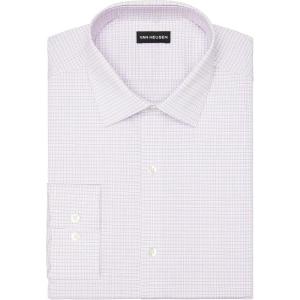 Van Heusen Men’s Dress Shirt Slim Fit Ultra Wrinkle Free Flex Collar Stretch(Lilac)