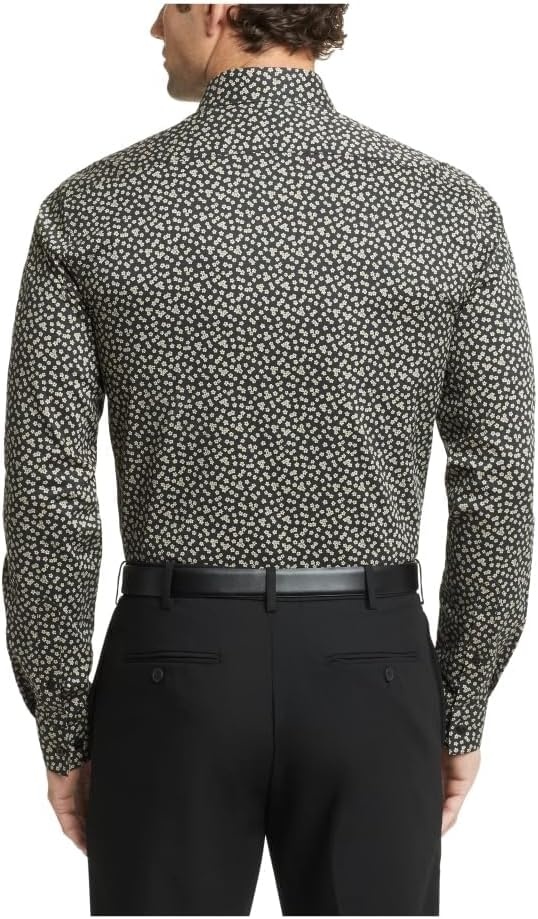 image:imageVan Heusen Mens Dress Shirt Slim Fit Stain Shield StretchOld Beige Stone