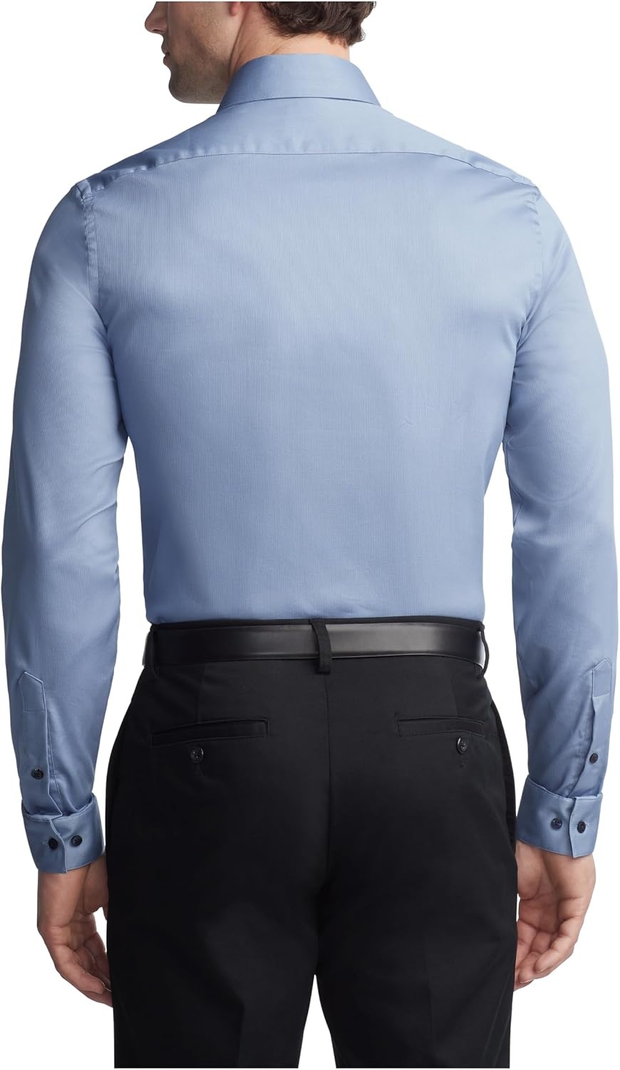 image:imageVan Heusen Mens Dress Shirt Slim Fit Stain Shield StretchOld Cadet Blu