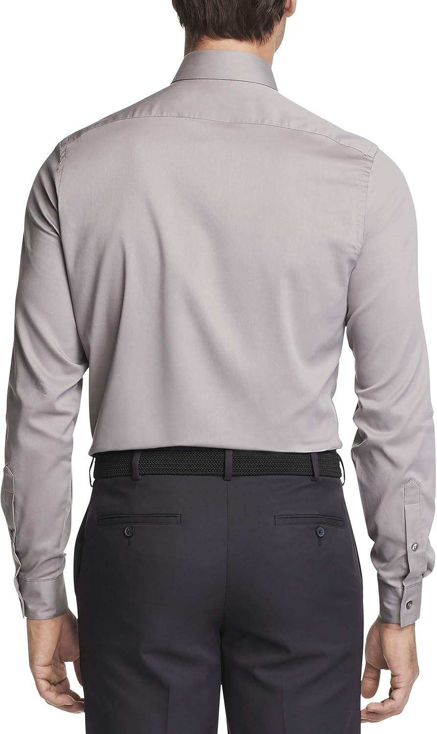 image:imageVan Heusen Mens Dress Shirt Slim Fit Stain Shield StretchOld Steel