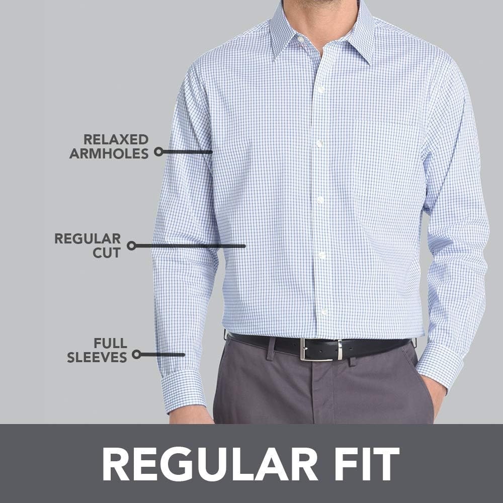 image:imageVan Heusen Mens Traveler StretchEnglish Violet Check