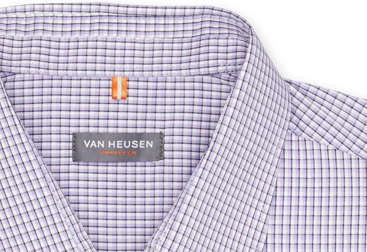 image:imageVan Heusen Mens Traveler StretchEnglish Violet Check