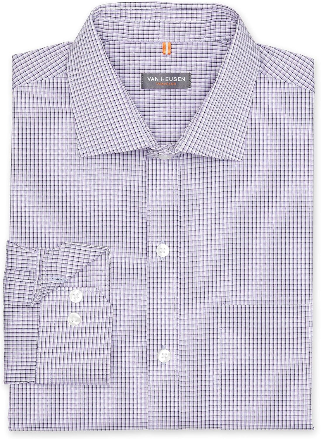 image:imageVan Heusen Mens Traveler StretchEnglish Violet Check